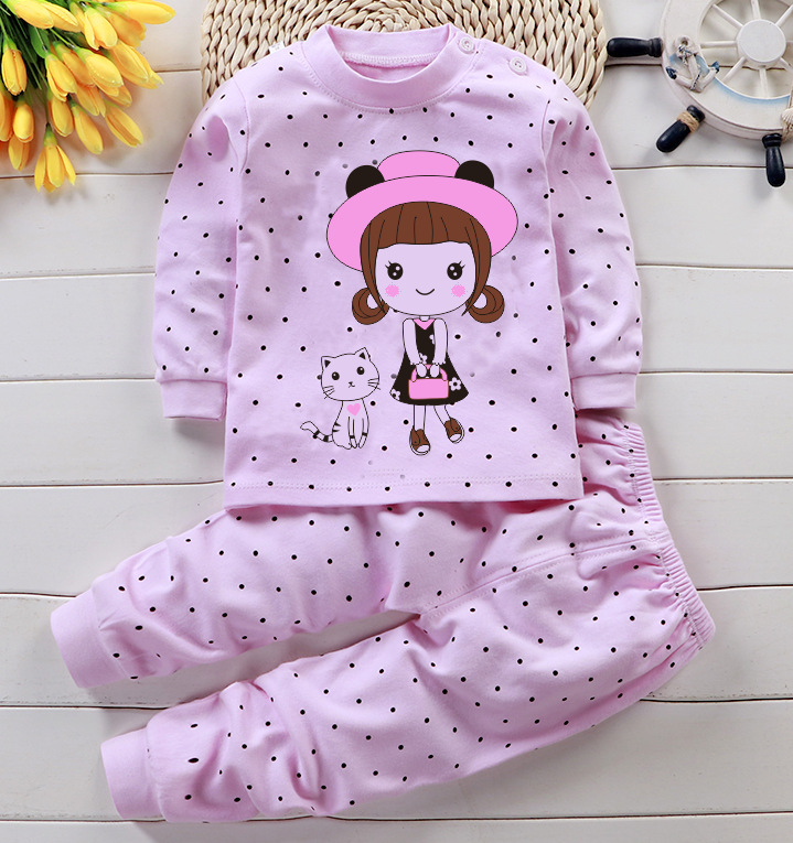 Baby Clothing For Sleep - Pijamas de otoño para niñas y