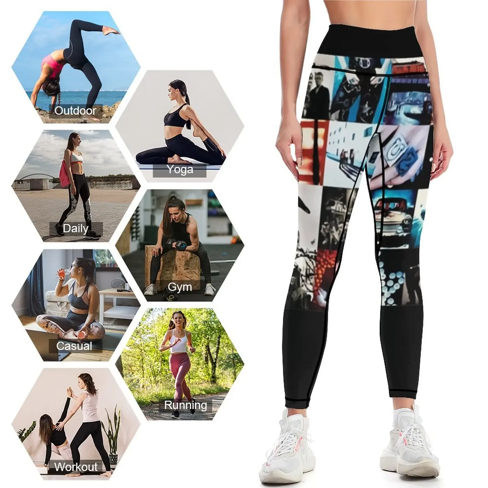 Achtung Baby 3 Leggings, Leggi - Baby Yoga Clothing reseña y precio